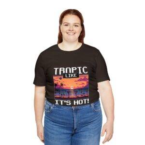 Tropic like it's hot / Men's Miami Pixel T-shirt - Imagen 67