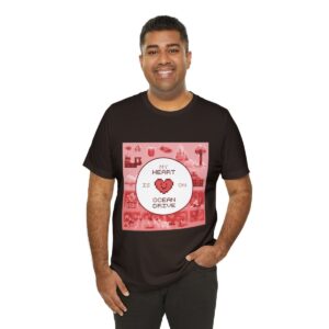 My Heart is on Ocean Drive / Men's Miami Pixel T-shirt - Imagen 68