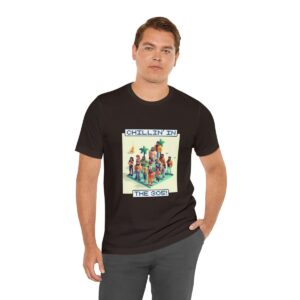 Chillin' In The 305 / Men's Miami Pixel T-shirt - Imagen 66