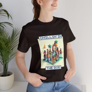 Chillin' In The 305 / Men's Miami Pixel T-shirt - Imagen 69