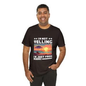 I'm not yelling / Men's Miami Pixel T-shirt - Image 68