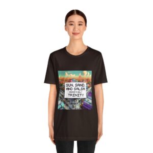 Sun, Sand and Salsa / Men's Miami Pixel T-shirt - Image 52