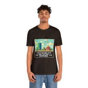 Sun-kissed and Saltwater / Men's Miami Pixel T-shirt - Image 61