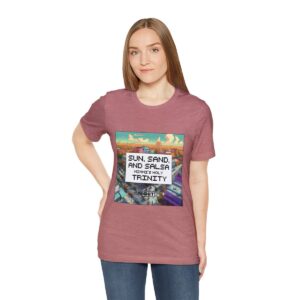 Sun, Sand and Salsa / Men's Miami Pixel T-shirt - Image 5