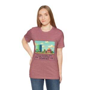 Sun-kissed and Saltwater / Men's Miami Pixel T-shirt - Image 53