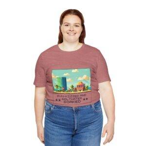 Sun-kissed and Saltwater / Men's Miami Pixel T-shirt - Image 55