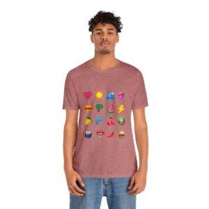 Tropical Fruits / Men's Miami Pixel T-shirt - Imagen 49