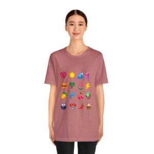 Tropical Fruits / Men's Miami Pixel T-shirt - Imagen 52