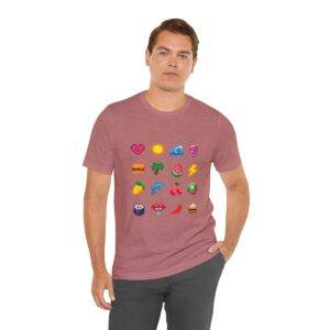 Tropical Fruits / Men's Miami Pixel T-shirt - Imagen 54