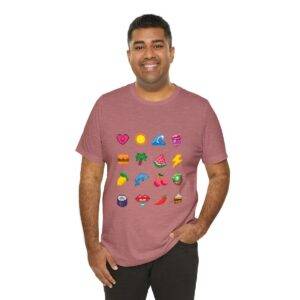 Tropical Fruits / Men's Miami Pixel T-shirt - Imagen 56