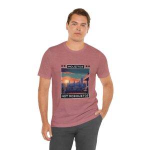 Mojitos, not mosquitos / Men's Miami Pixel T-shirt - Imagen 54