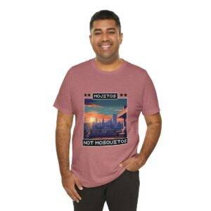 Mojitos, not mosquitos / Men's Miami Pixel T-shirt - Imagen 56