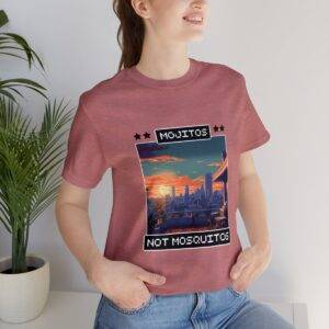 Mojitos, not mosquitos / Men's Miami Pixel T-shirt - Imagen 57