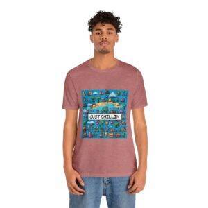 Just Chillin / Men's Miami Pixel T-shirt - Imagen 49