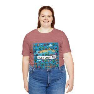Just Chillin / Men's Miami Pixel T-shirt - Imagen 55