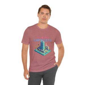 Cuban Cafecito / Men's Miami Pixel T-shirt - Imagen 54