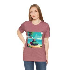 Keep Calm / Men's Miami Pixel T-shirt - Image 53