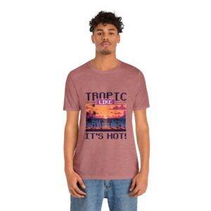 Tropic like it's hot / Men's Miami Pixel T-shirt - Imagen 49