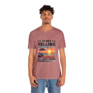 I'm not yelling / Men's Miami Pixel T-shirt - Image 49