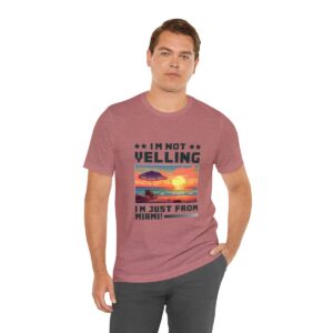 I'm not yelling / Men's Miami Pixel T-shirt - Image 54