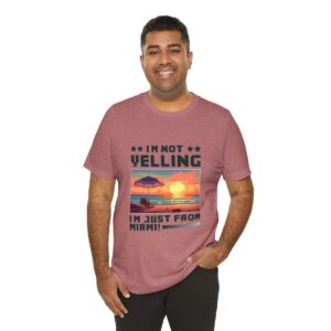 I'm not yelling / Men's Miami Pixel T-shirt - Image 56