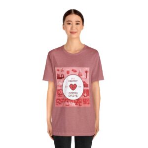 My Heart is on Ocean Drive / Men's Miami Pixel T-shirt - Imagen 52