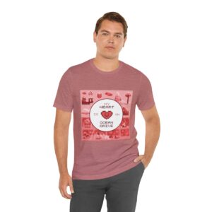 My Heart is on Ocean Drive / Men's Miami Pixel T-shirt - Imagen 54