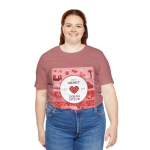 My Heart is on Ocean Drive / Men's Miami Pixel T-shirt - Imagen 55