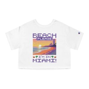 Beach Please / Women's Miami Pixel T-shirt - Imagen 5