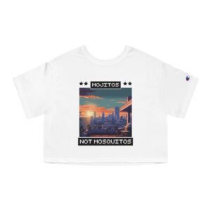 Mojitos, not mosquitos / Women's Miami Pixel T-shirt - Imagen 4
