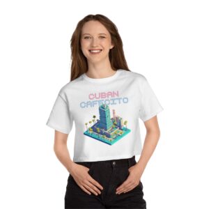 Cuban Cafecito / Women's Miami Pixel T-shirt - Image 6
