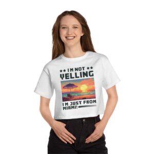 I'm not yelling / Women's Miami Pixel T-shirt - Imagen 6
