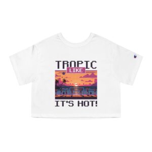 Tropic Like It's Hot / Women's Miami Pixel T-shirt - Imagen 4