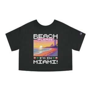 Beach Please / Women's Miami Pixel T-shirt - Imagen 7