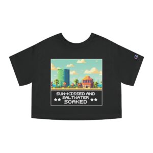Sun-kissed and Saltwater / Women's Miami Pixel T-shirt - Imagen 7