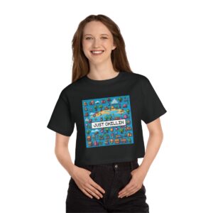 Just Chillin / Women's Miami Pixel T-shirt - Imagen 9