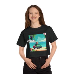 Keep Calm / Women's Miami Pixel T-shirt - Image 9