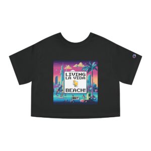 Living La Vida Beach! / Women's Miami Pixel T-shirt - Imagen 7