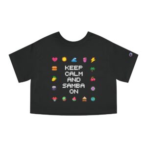 Keep Calm and Samba On / Women's Miami Pixel T-shirt - Imagen 7