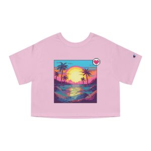 Beach Ilustration / Women's Miami Pixel T-shirt