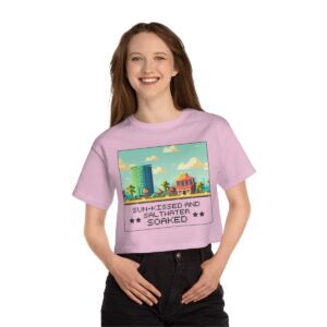 Sun-kissed and Saltwater / Women's Miami Pixel T-shirt - Imagen 3