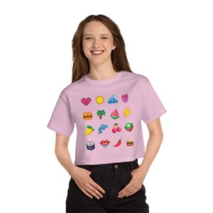 Traditional food / Women's Miami Pixel T-shirt - Imagen 3