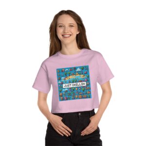 Just Chillin / Women's Miami Pixel T-shirt - Imagen 3