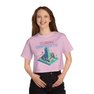 Cuban Cafecito / Women's Miami Pixel T-shirt - Image 3