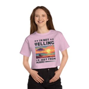 I'm not yelling / Women's Miami Pixel T-shirt - Imagen 3