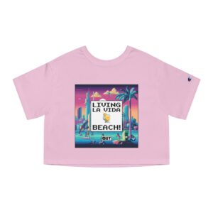 Living La Vida Beach! / Women's Miami Pixel T-shirt