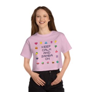 Keep Calm and Samba On / Women's Miami Pixel T-shirt - Imagen 3