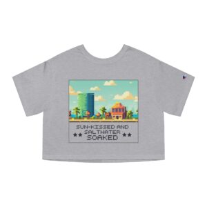 Sun-kissed and Saltwater / Women's Miami Pixel T-shirt - Imagen 10