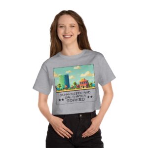 Sun-kissed and Saltwater / Women's Miami Pixel T-shirt - Imagen 12