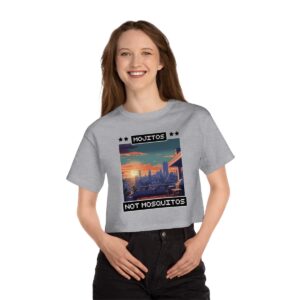 Mojitos, not mosquitos / Women's Miami Pixel T-shirt - Imagen 12